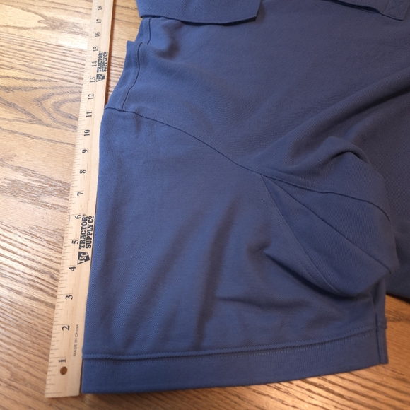 Duluth Trading Co Men's Longtail Short Sleeve Polo Shirt Blue Mens Sz 3XL - Picture 12 of 13